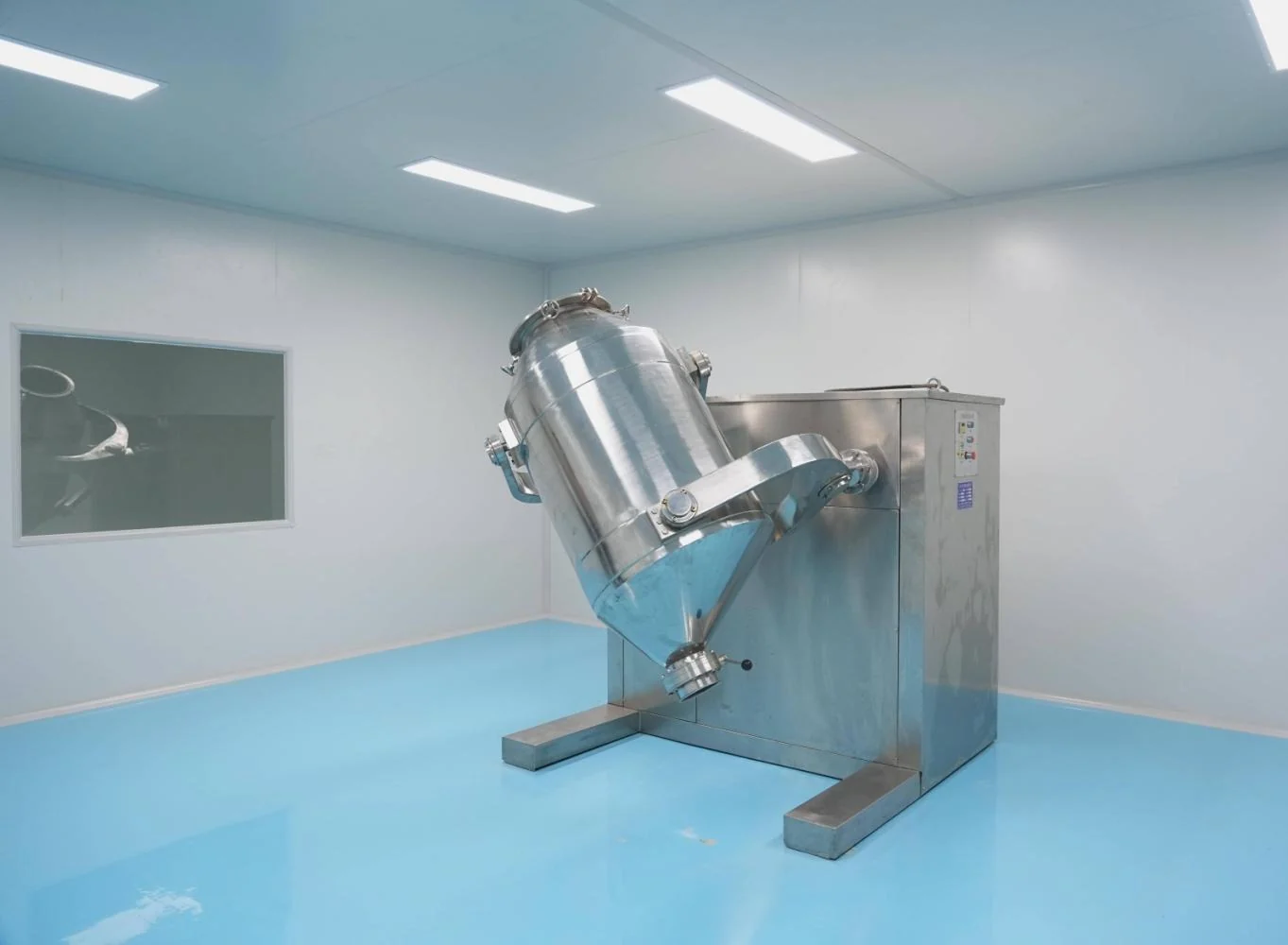 Powder mixing equipment for pet supplement production
